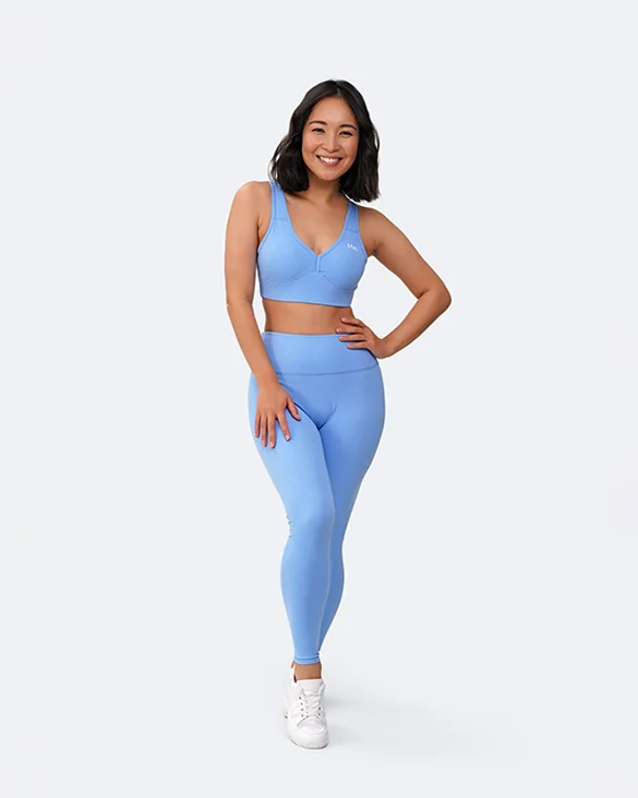 Bubble Blue Push-up Bra Sexy Mesh Bralette