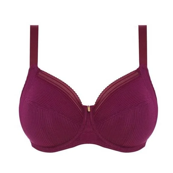 Fantasie Fusion UW Full Cup Bra in Black Cherry FL3091 Stretchy Wireless Bra