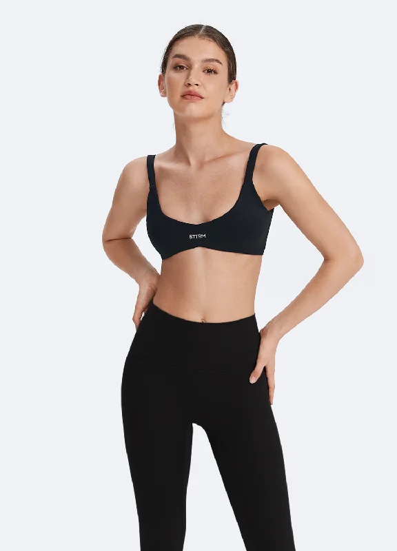 Form-Fitting Sports Bra Adjustable Fit Bra