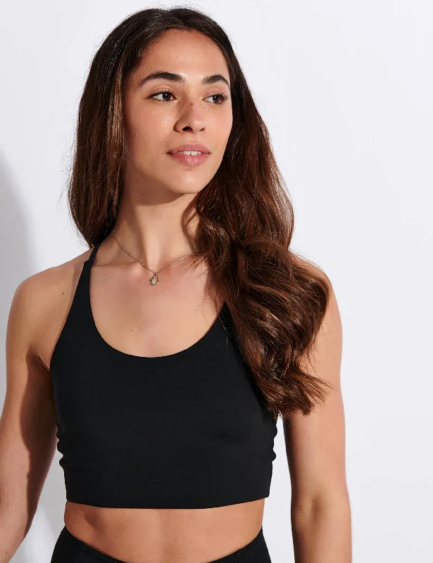 Cleo Bra - Black Sports Support Bra