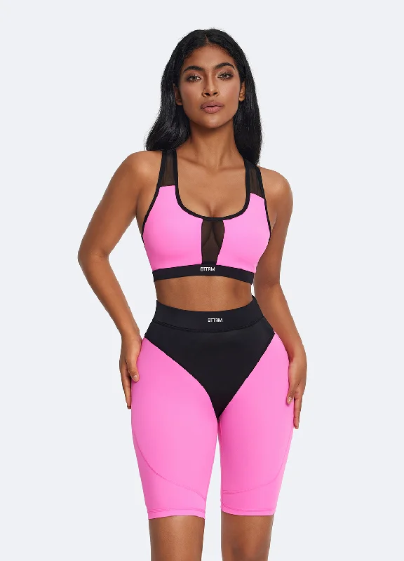 High Impact Sports Bra Push-Up Bra Set