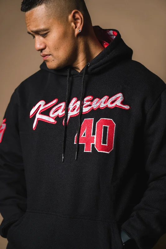 KAPENA 40 HOODIE Hoodie with Embroidery Detailed Premium