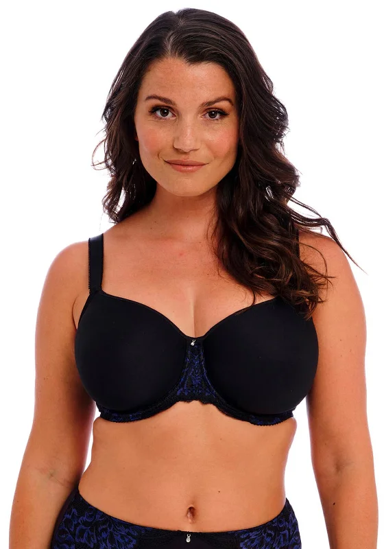 Fantasie Emmaline Space Moulded Bra, Black Sexy Lace Bralette