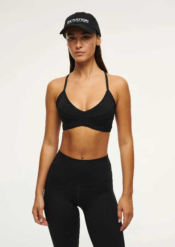 OVERLAND 2 SPORTS BRA IN BLACK Push-Up Bralette Set