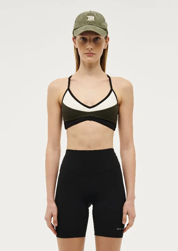 OVERLAND 2 SPORTS BRA IN FOREST NIGHT Push-Up Bralette Set