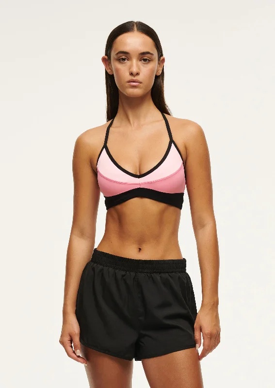 OVERLAND 2 SPORTS BRA IN PINK LEMONADE Soft Stretch Bra