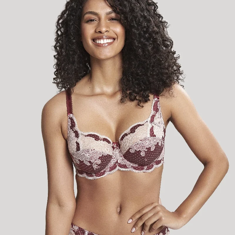 Panache Clara Full Cup Bra in Plum 7255 Supportive Sports Bra