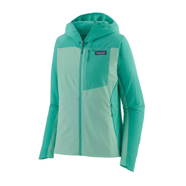 Patagonia Women's R1® CrossStrata Hoody 2023 Hoodie with Full-Zip Functional Layering