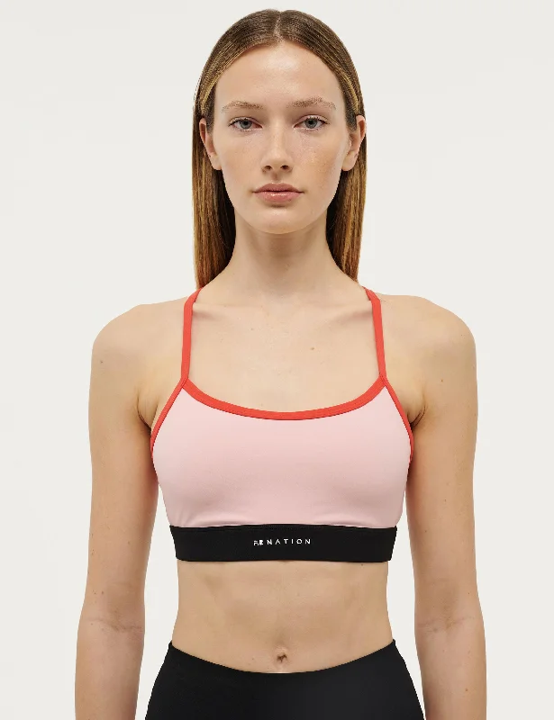 Signature Sports Bra - Crystal Rose Minimalist Wireless Bra