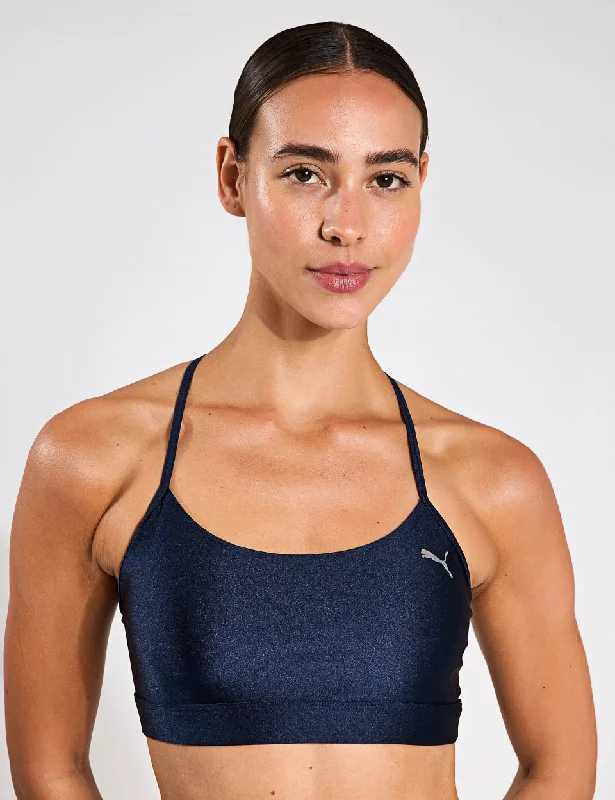 Training Move Summer Daze Bra - Club Navy Soft Padded Bralette