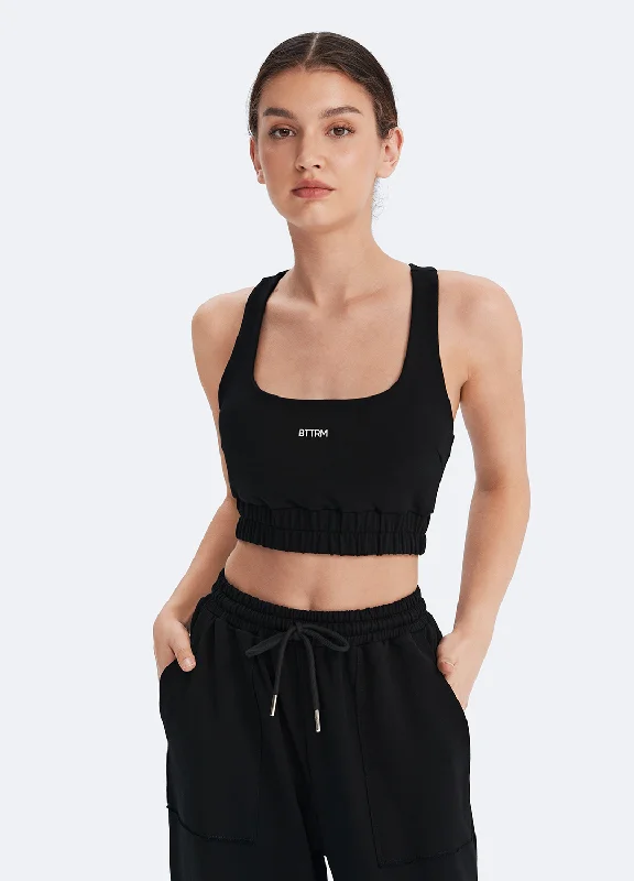 Scoop Neck Racerback Bra Soft Mesh Bralette