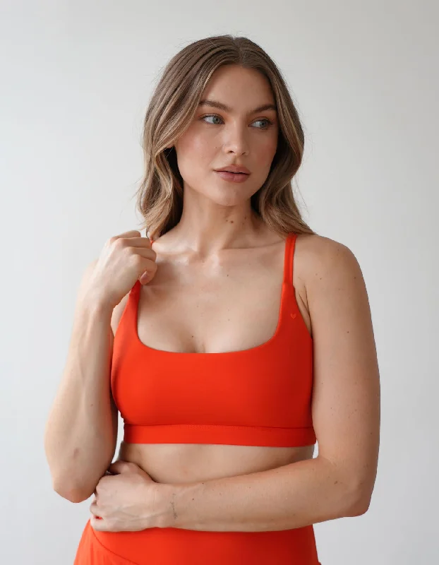 Skye Sports Bra - Fiery Chic Lace Bralette