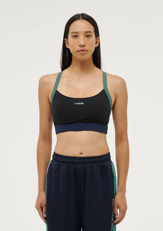 TAKEOVER SPORTS BRA IN BLACK Simple Wireless Bra