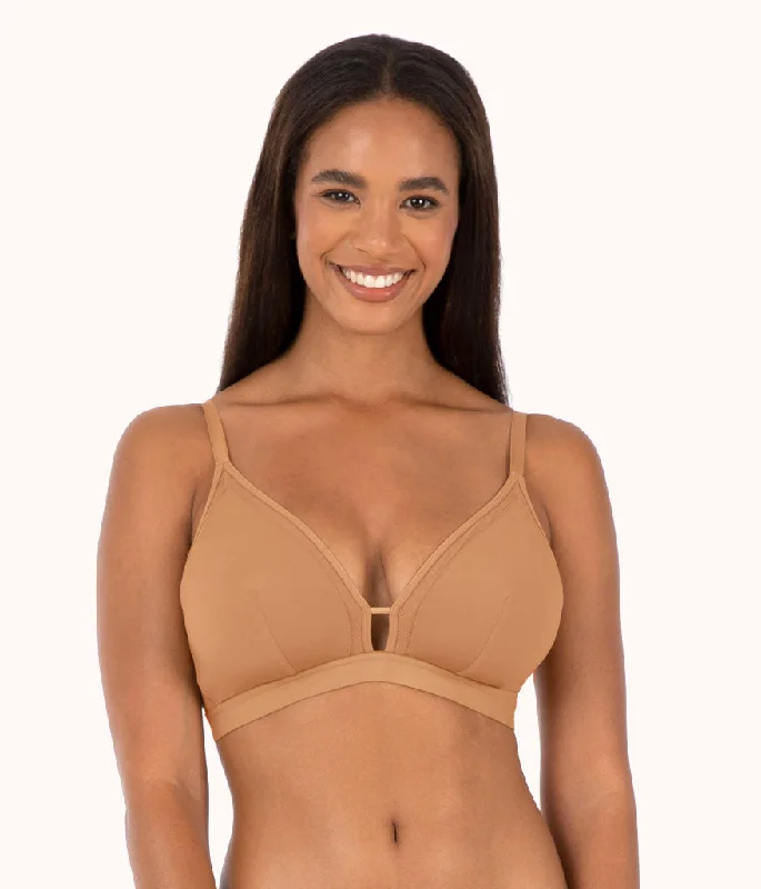 The Busty Bra: Warm Oak Lightly Padded Bra