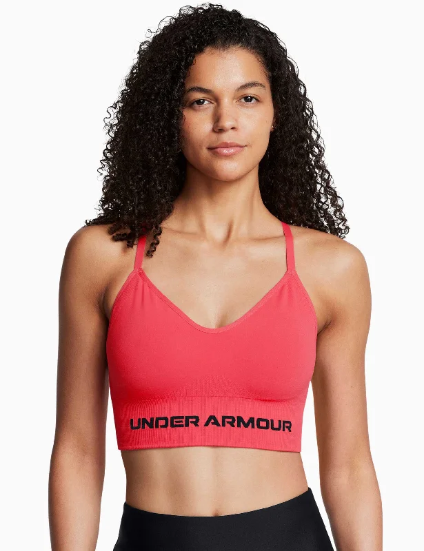 Vanish Seamless Low Sports Bra - Racer Red/Black Elegant Lace Bralette