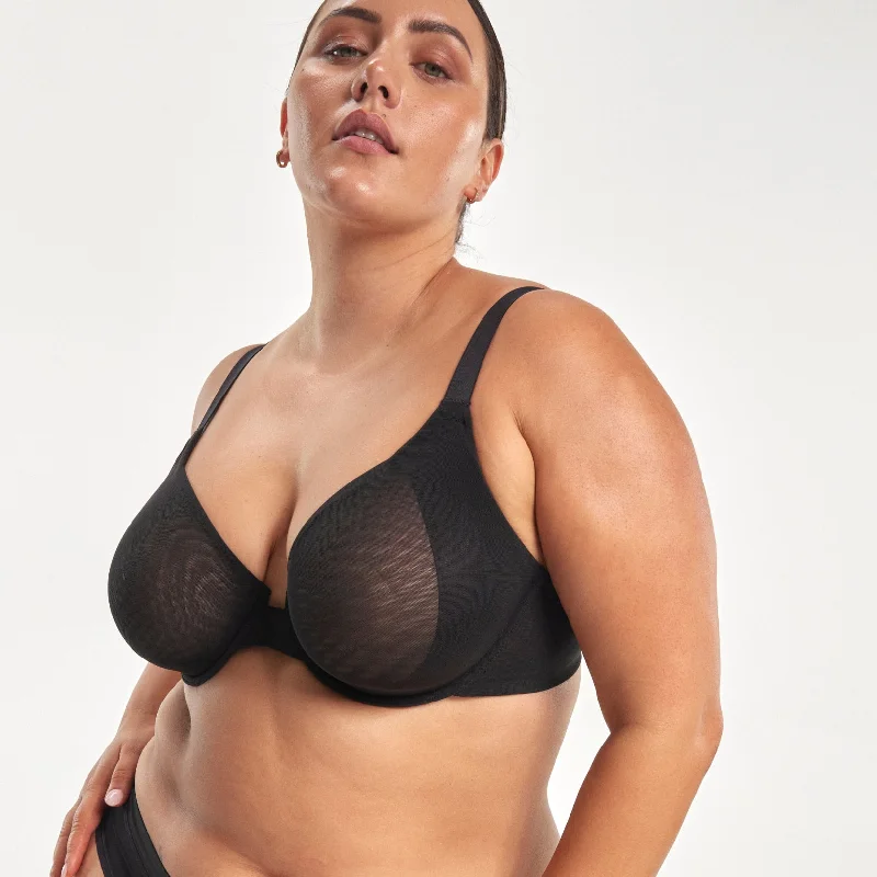 Mesh Underwire Bra Comfort Fit Bralette