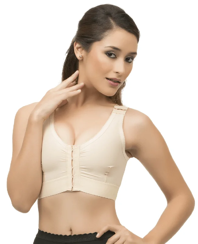 Breast Surgery Support Bra with 2" Elastic Band (BR02) Lace-Trimmed Bra