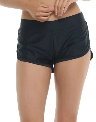 BODY GLOVE SMOOTHIES PULSE CROSS-OVER SHORT WOMENS SWIMWEAR BOTTOM Shiny One-Piece Swimsuit