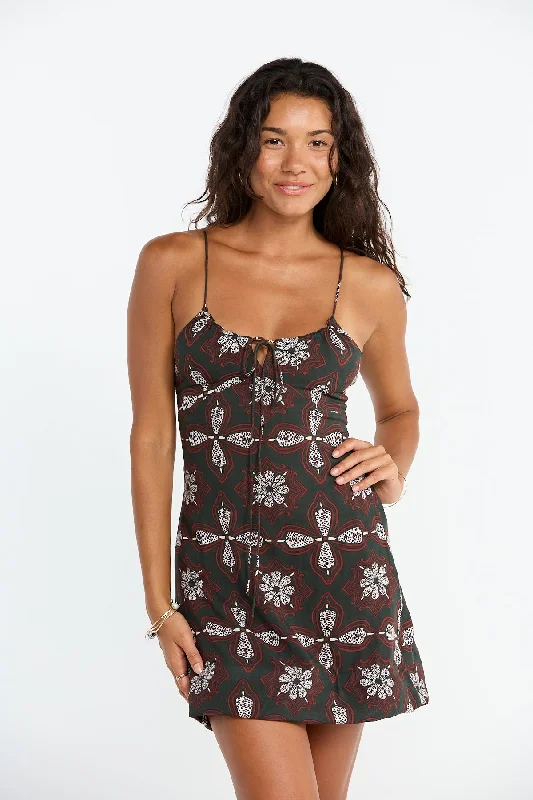 Benoa Swim Jaden Mini Dress | kaleido Adjustable Bikini Bottoms