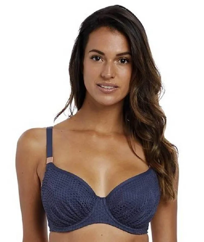 Fantasie Swim Marseille Underwire Gathered Full Cup Bikini Top - Twilight Quick-Dry Swimsuit Fantasie Swim Marseille Underwire Gathered Full Cup Bikini Top - Twilight Quick-Dry Swimsuit