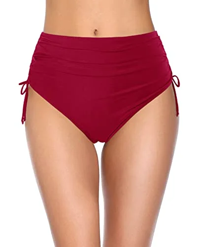 Flattering Full Coverage Bikini Bottoms Women's High Waisted Swim Shorts Tummy Control Classic Monokini Design Flattering Full Coverage Bikini Bottoms Women's High Waisted Swim Shorts Tummy Control Classic Monokini Design