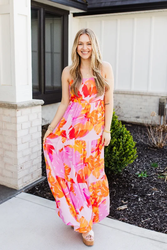 libby maxi dress Elegant Floral Maxi Dress