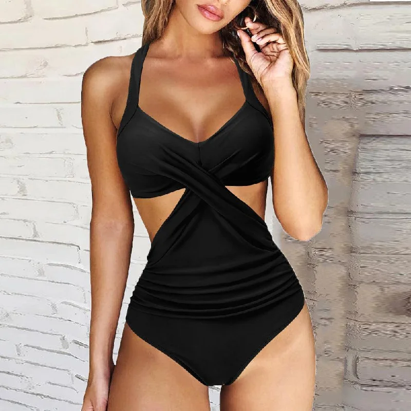 Multicolor Split Bikini Ladies Swimwear Summer Ready Swimsuit