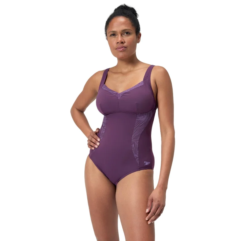 Speedo Shaping LunaElustre Womens Swimsuit Strapless Swimsuit Top
