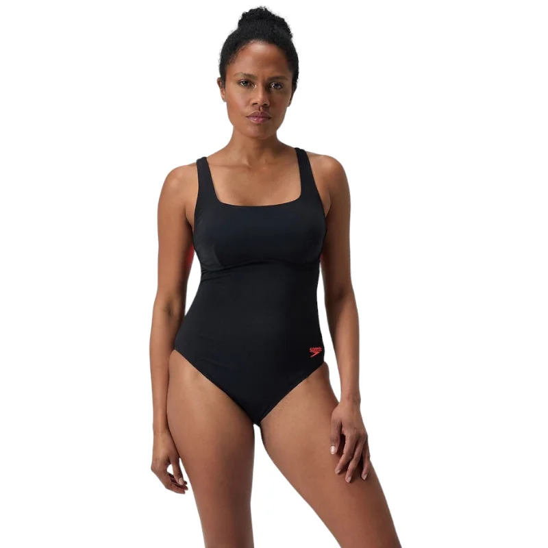 Speedo Flex Band Built in Bra Womens Swimsuit Luxury Swimsuit Style