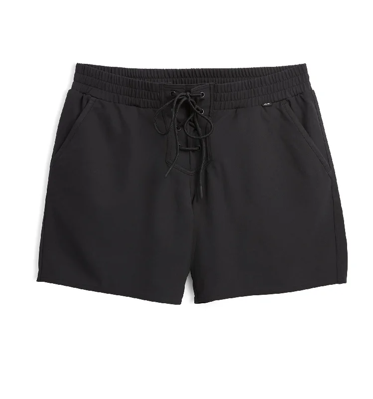 Swim 7" Board Short - Black Rainbow Stylish Beachwear Set