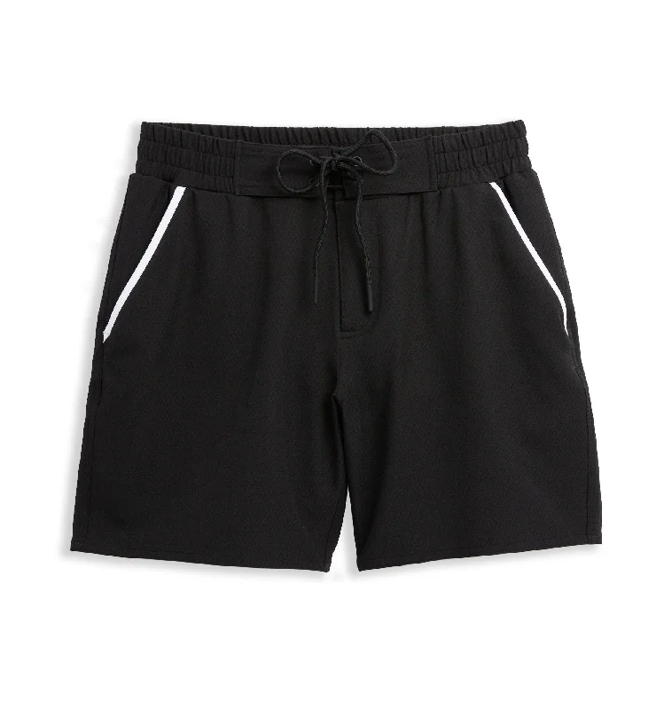 Swim 7" Heritage Board Short - Black Novelty Minimalist One-Piece