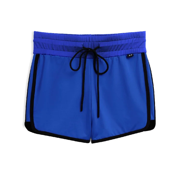 Swim High Waisted Boy Short - Royal Sexy Cutout Swimsuit