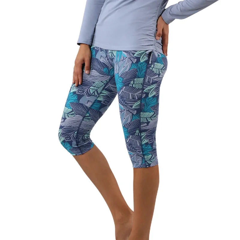 Women's Active Sport Swim Capris High-Waisted Swim Bottoms