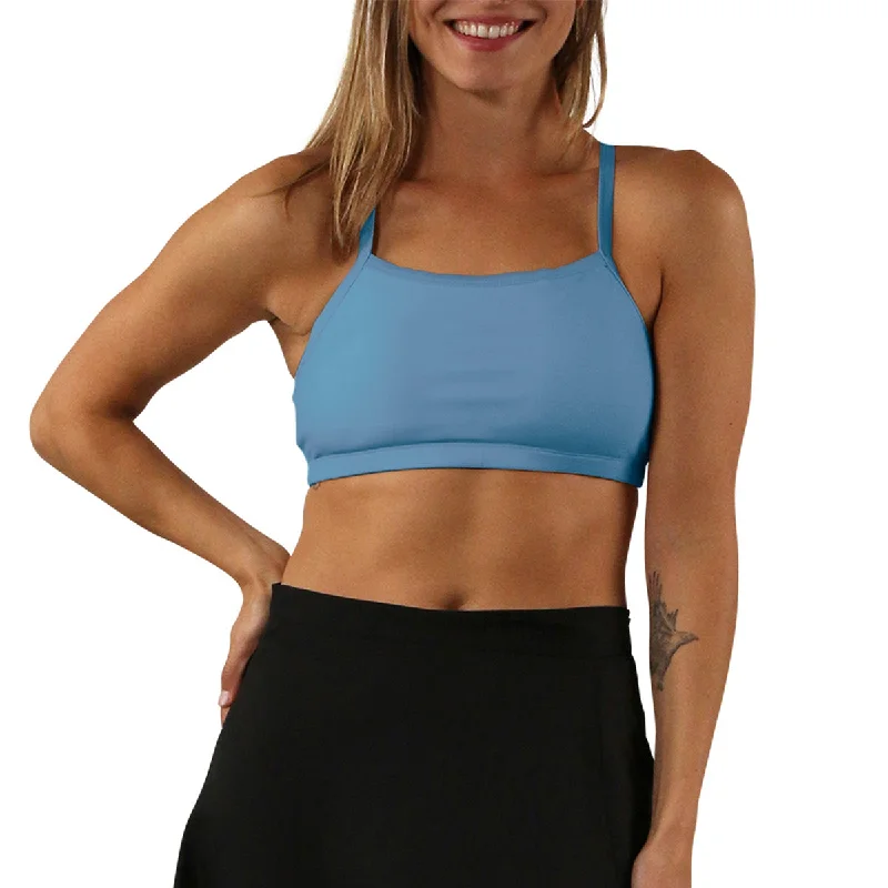 Women's Padded Swim Bra Adjustable Strap Swimsuit
