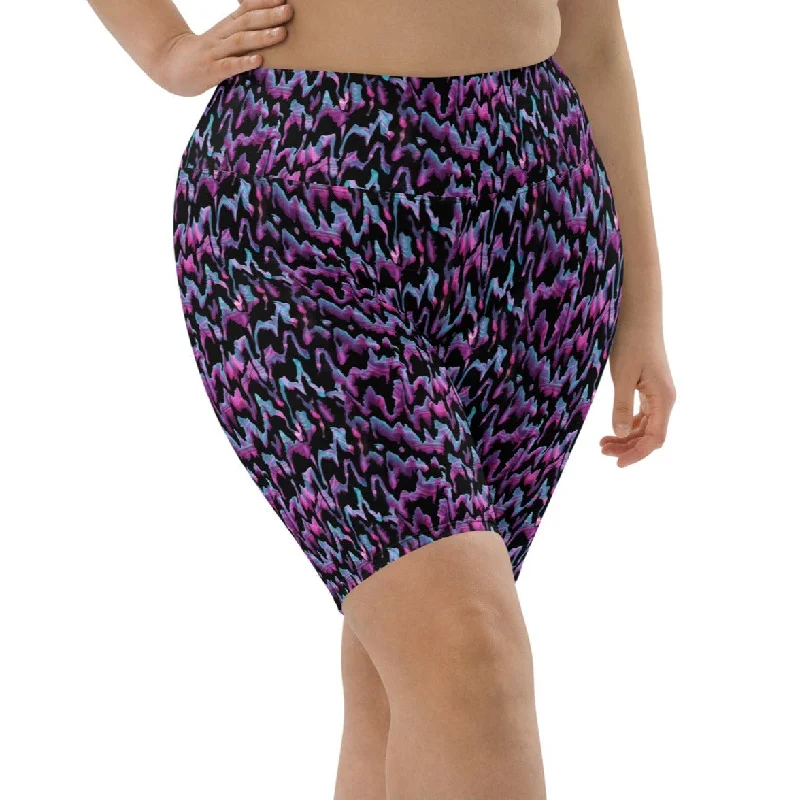 Women's Plus Size 9" Quick Dry Elastic Waist Modest Swim Shorts Trendy Swimsuit Bottoms Women's Plus Size 9" Quick Dry Elastic Waist Modest Swim Shorts Trendy Swimsuit Bottoms