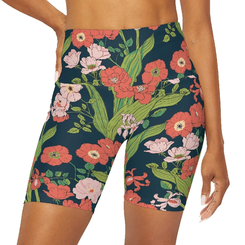 Women's Swim 7" Jammers Long Swim Shorts - Seychelles Floral Beach Ready Swimsuit