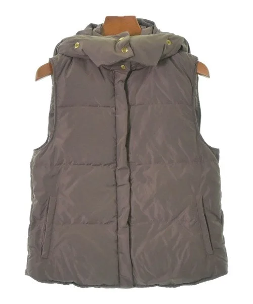 Spick and Span Down jackets/Vests Notch Collar Peter Pan Collar Cowl Neck