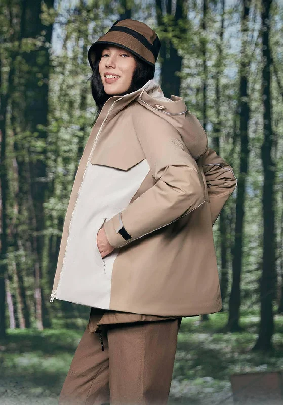 Mid-Length Goose Down Jacket Anorak Shell Jacket Lightweight Jacket