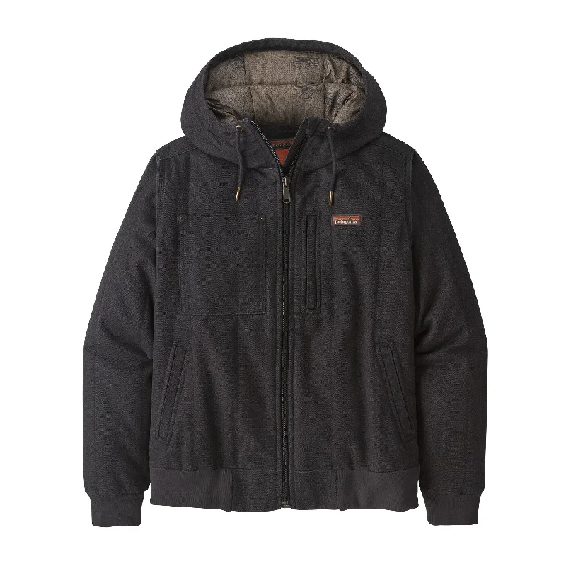 Women's All Seasons Hemp Canvas Bomber Hoody Jacket Welt Pockets Slit Pockets Flap Pockets