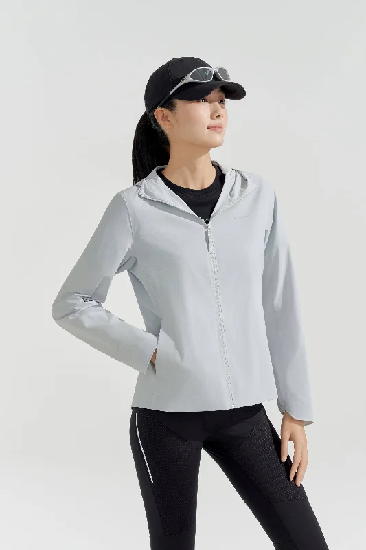 Women's Hi-Tech UPF Jacket 2186 Front Pockets Side Pockets Patch Pockets