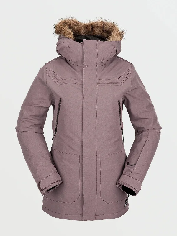 Womens Shadow Insulated Jacket 2023 Zippered Jacket Buttoned Jacket Snapped Jacket