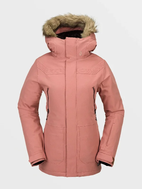Womens Shadow Insulated Jacket 2024 Stand-Up Collar Roll-Neck Collar Turtle Neck