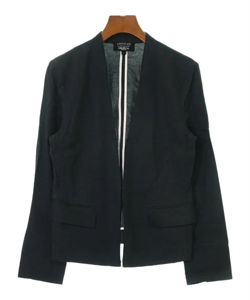 UNTITLED Collarless jackets Hoodie Zip-Up Jacket Button-Up Jacket