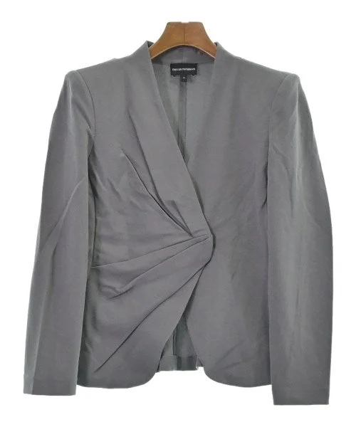 EMPORIO ARMANI Collarless jackets Satin Fabric Silk Fabric Chiffon Fabric