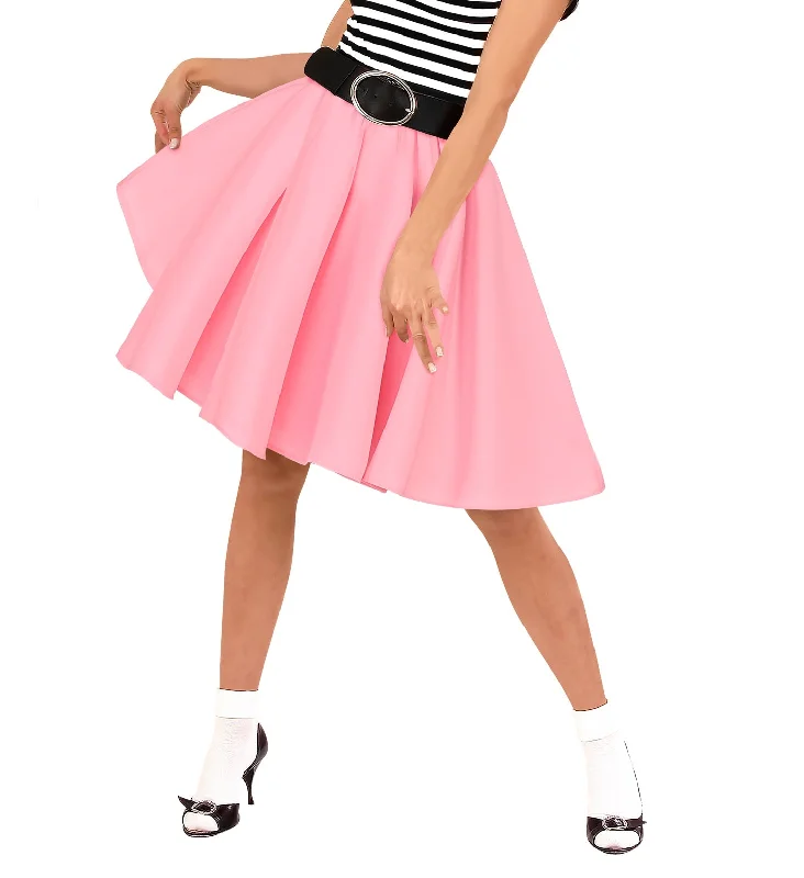 1950's Pink Rock "N' Roll Skirt athletic skirt fit