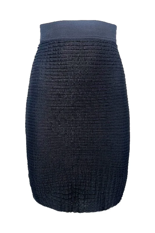 Elastic Waist Skirt spandex blend skirt