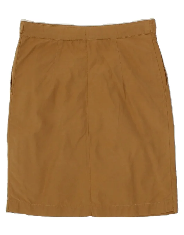 BELFE & BELFE Womens Straight Skirt IT 46 Large W28  Brown Cotton seamless skirt comfort