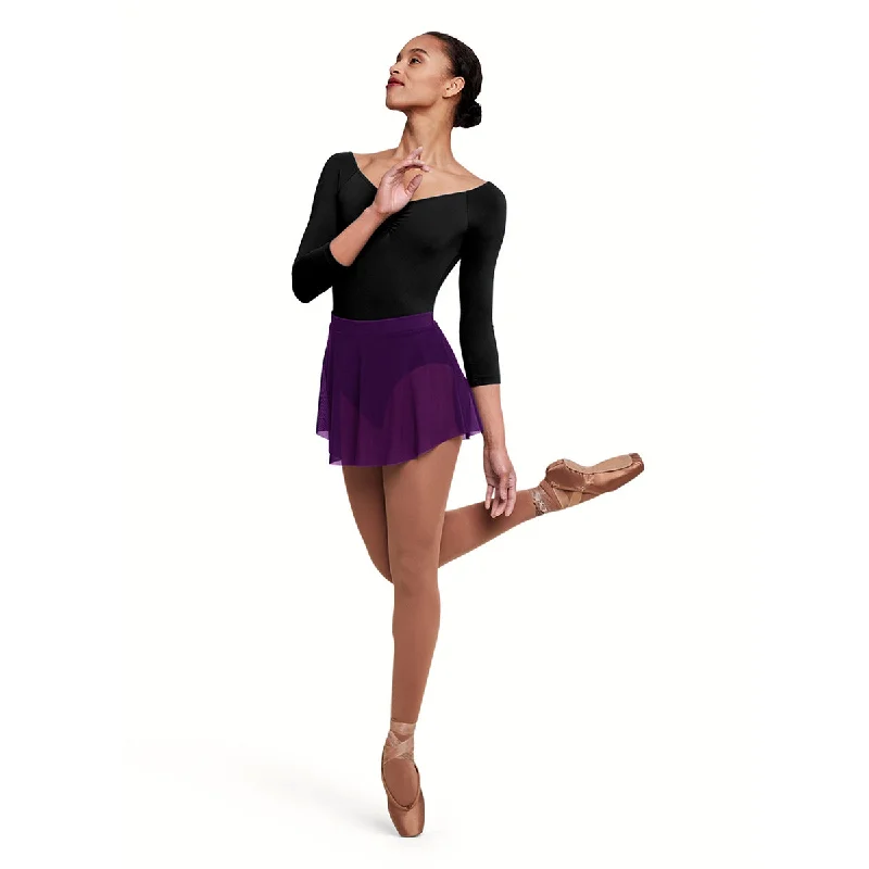 Bloch Adult Jaye Mesh Skirt wool skirt sturdy
