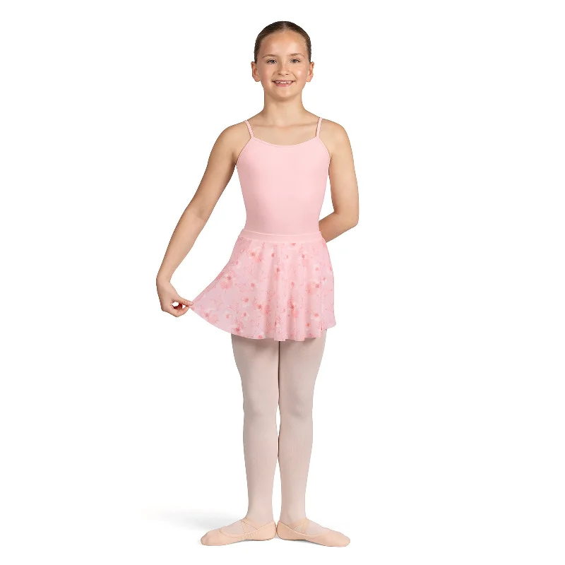 Bloch Child's Grace Floral Mesh Skirt leather skirt durable