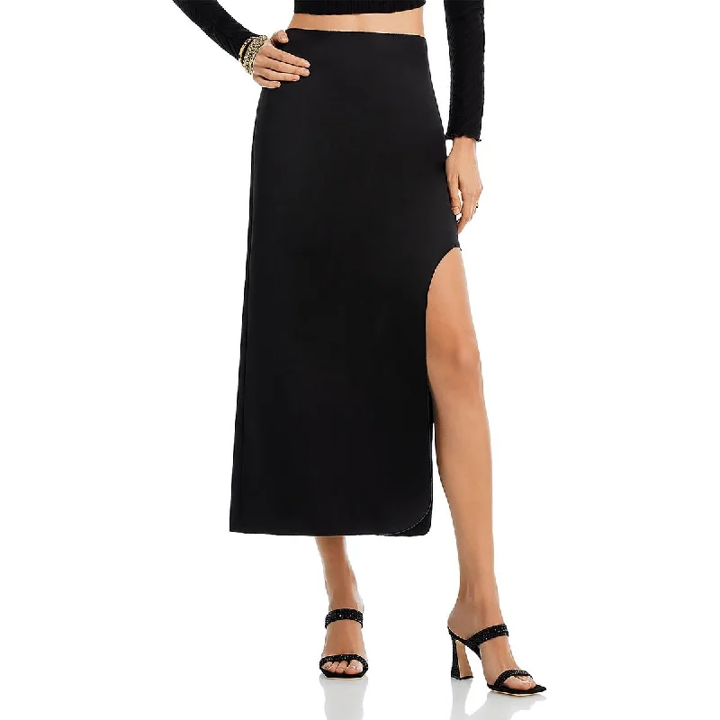 By Malene Birger Womens Solid Recycled  Midi Skirt chiffon skirt airy